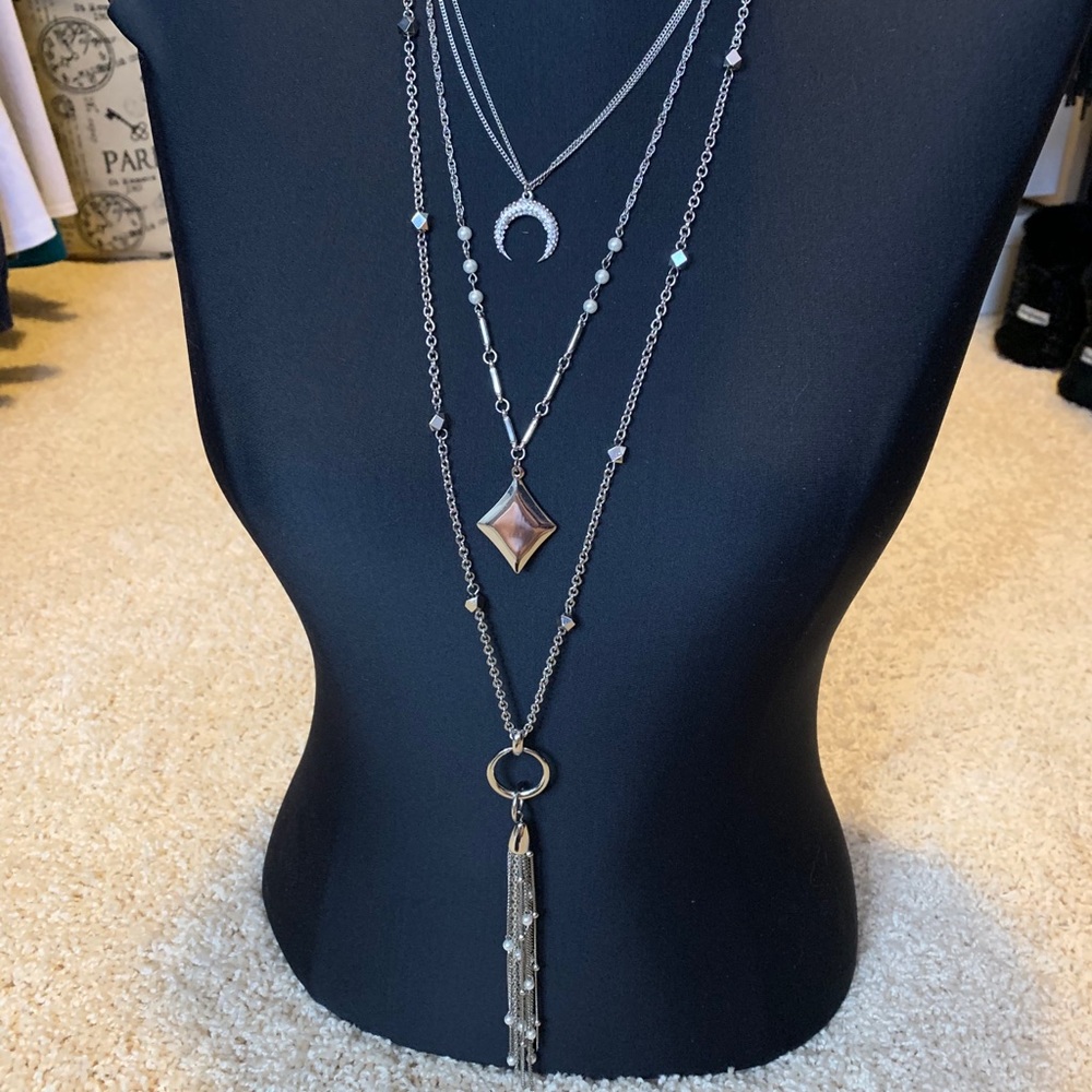 WHBM Silver Necklace